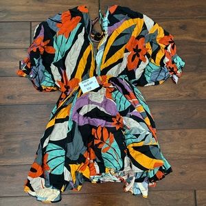 NWT Deep V-neck Dress